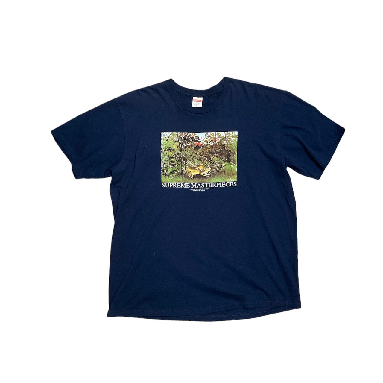 Supreme Masterpieces Navy Tshirt