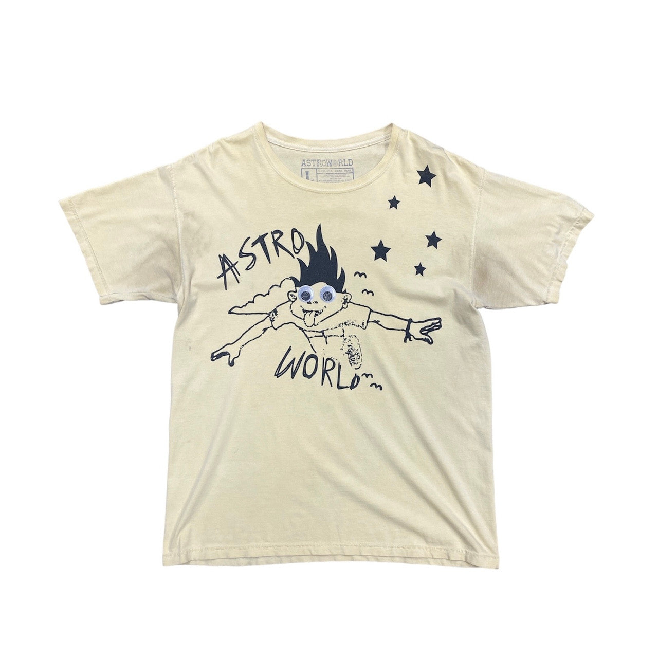 Travis Scott Look Mom I Can Fly Yellow Tshirt