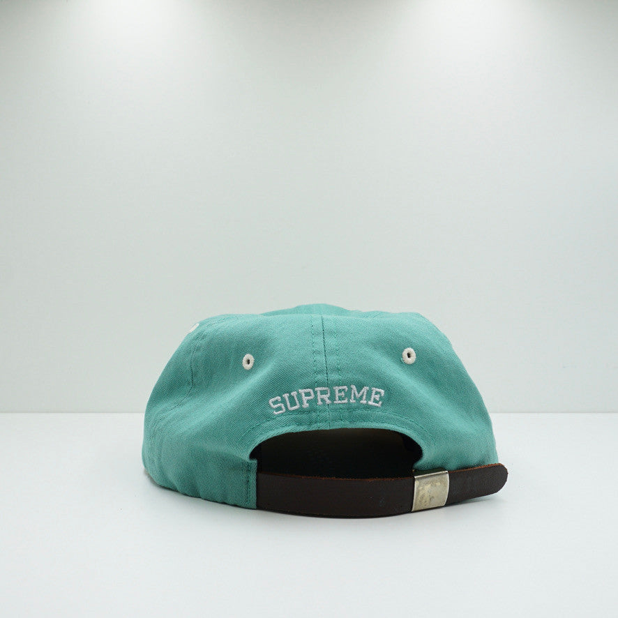 Supreme SS16 2 Tone Washed S Logo 6 Panel Light Green