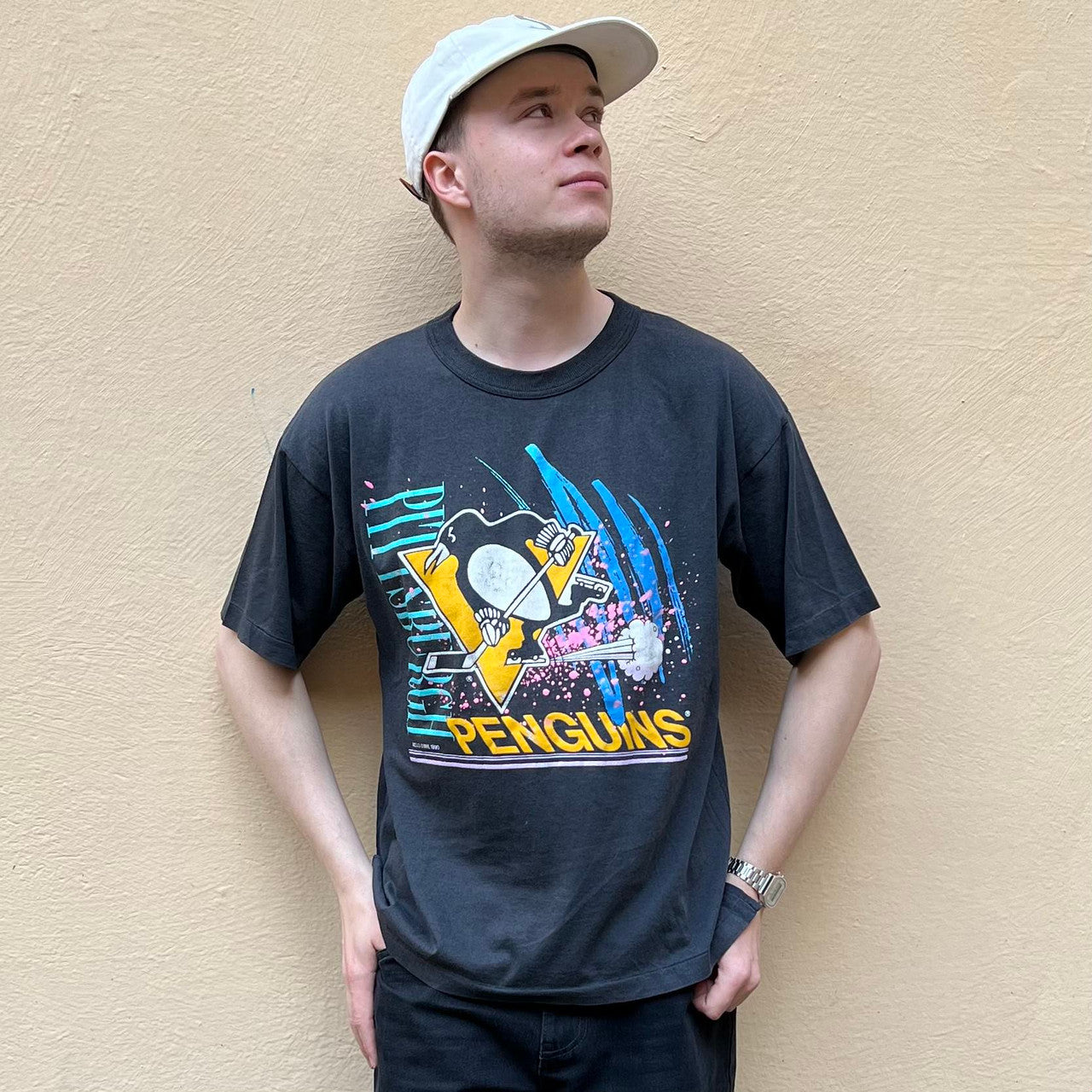 Vintage NHL Pittsburg Penguins Tshirt (1990)