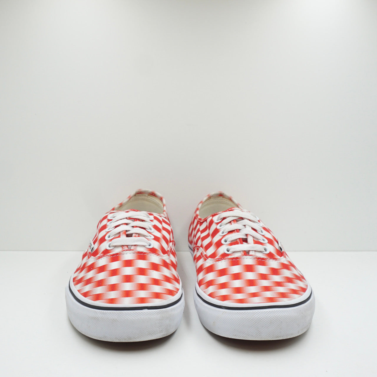 Vans Authentic Blur Checkerboard White Red