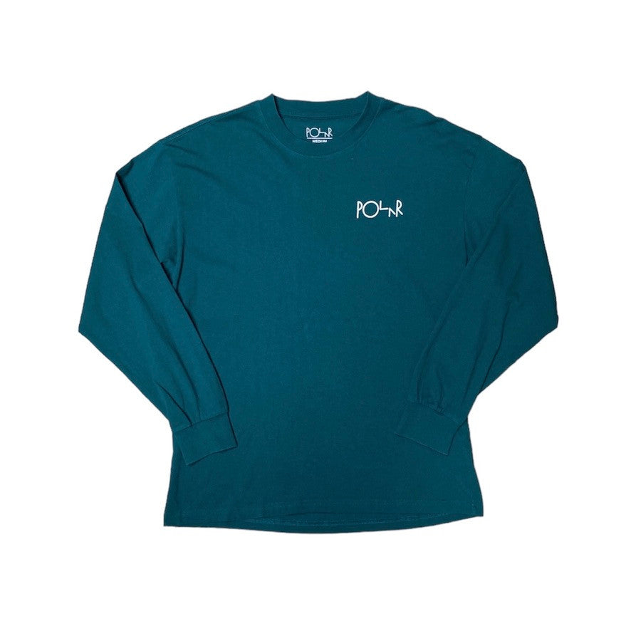 Polar Back Logo Green Longsleeve Tshirt