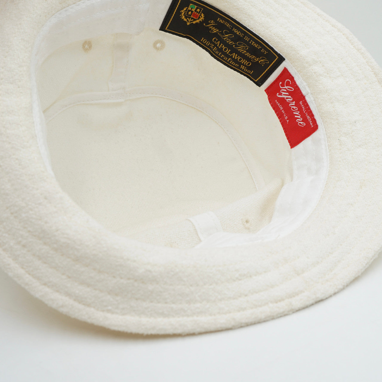 Supreme SS21 Classic Logo Terry Crusher White