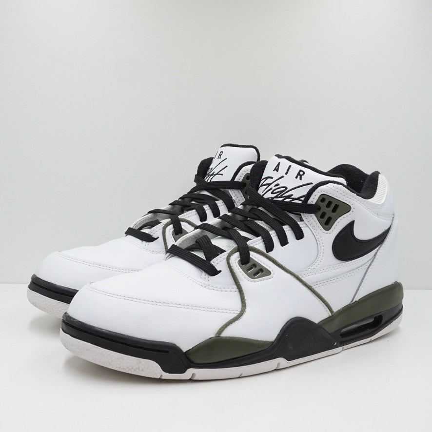 Nike Air Flight 89 White Black Olive
