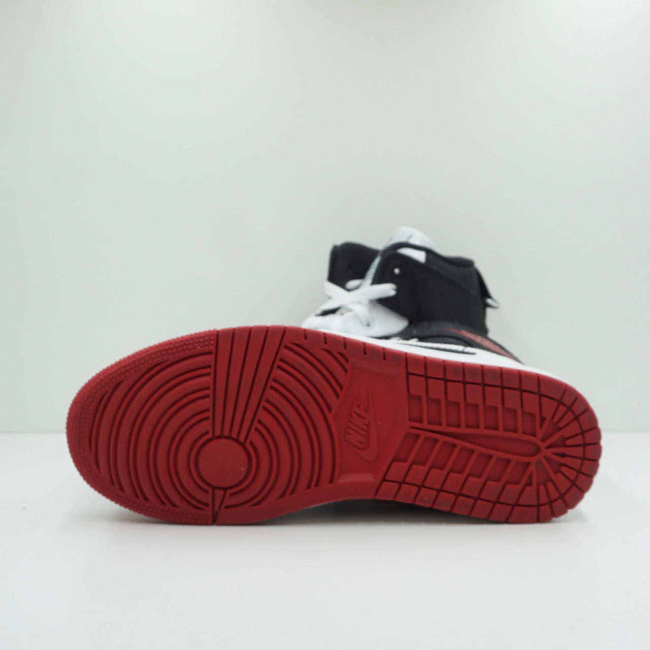 Jordan 1 Mid SE Utility Canvas White Black Gym Red (W)
