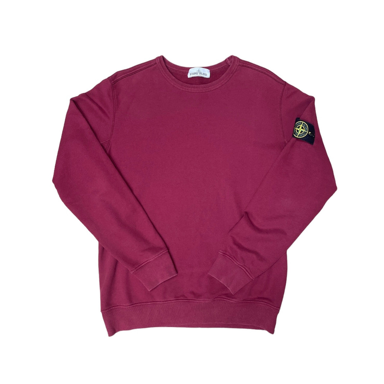 Stone Island Burgundy Red Crewneck