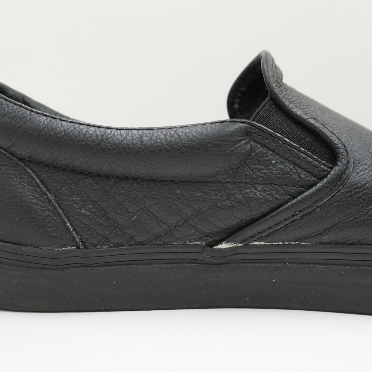Vans Slip On Leather All Black