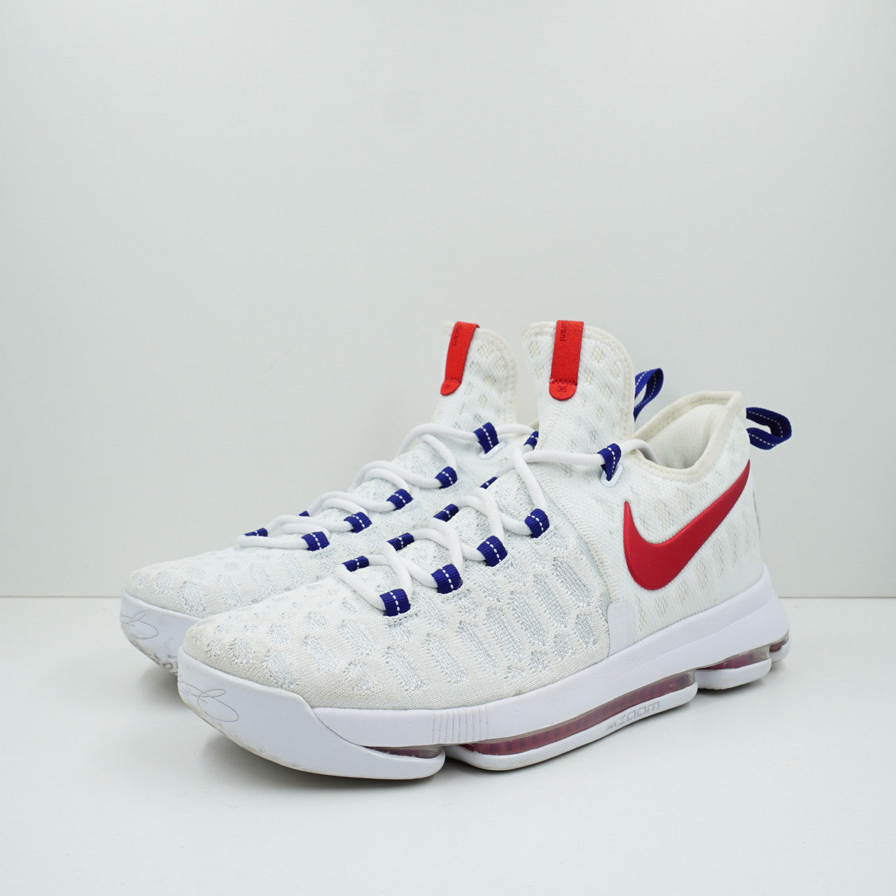 Nike Zoom KD 9 White University Red