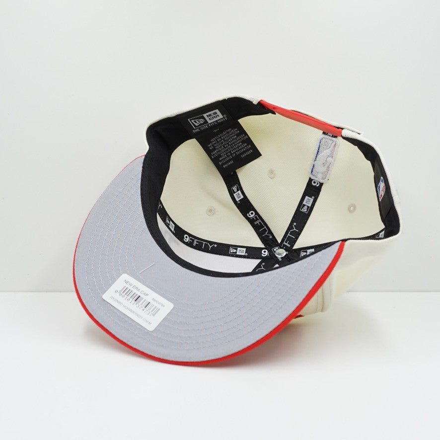 New Era Chicago Bulls Cream Snapback Cap