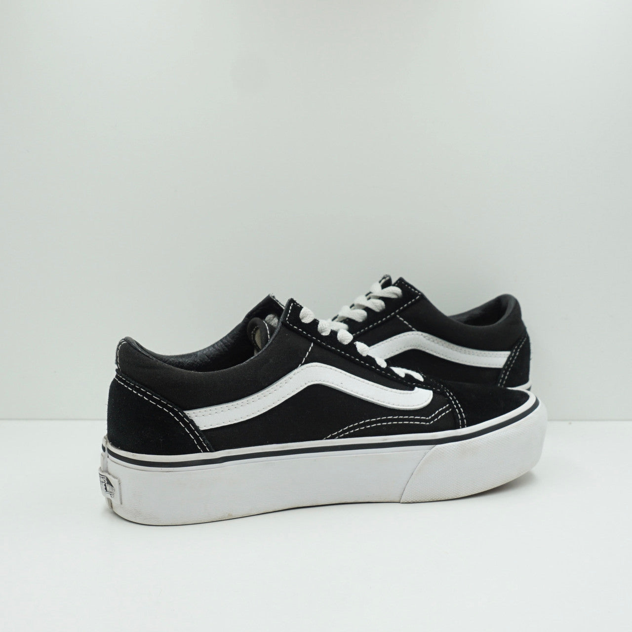 Vans Old Skool Platform Black White