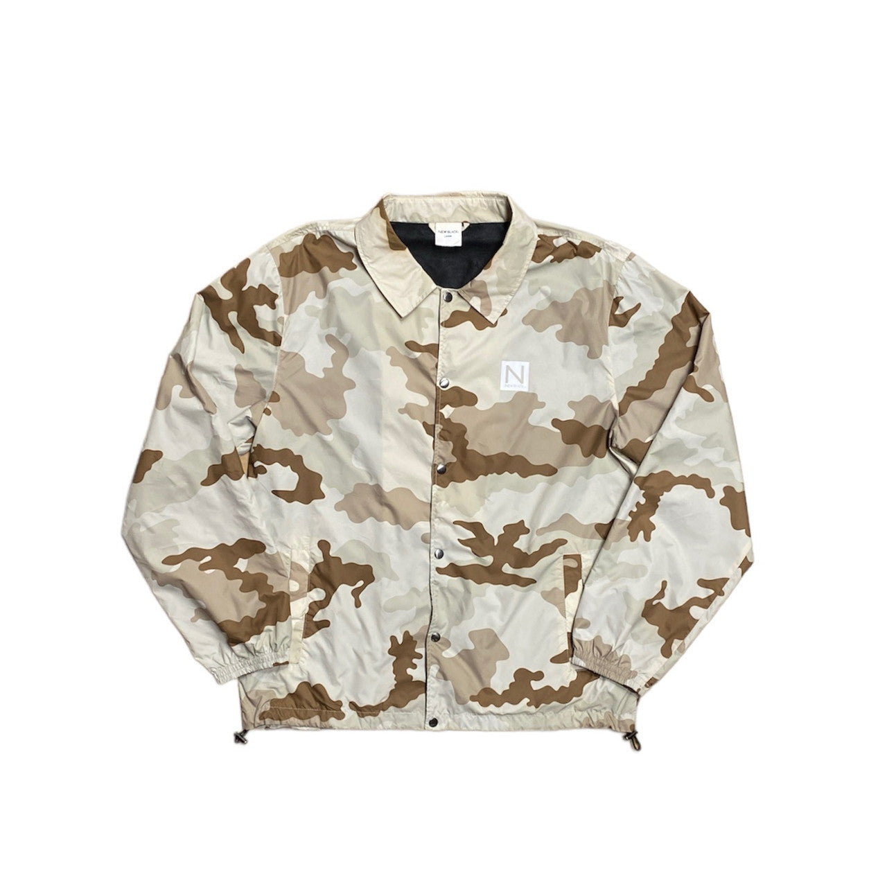 New Black Camo Coach Jacket