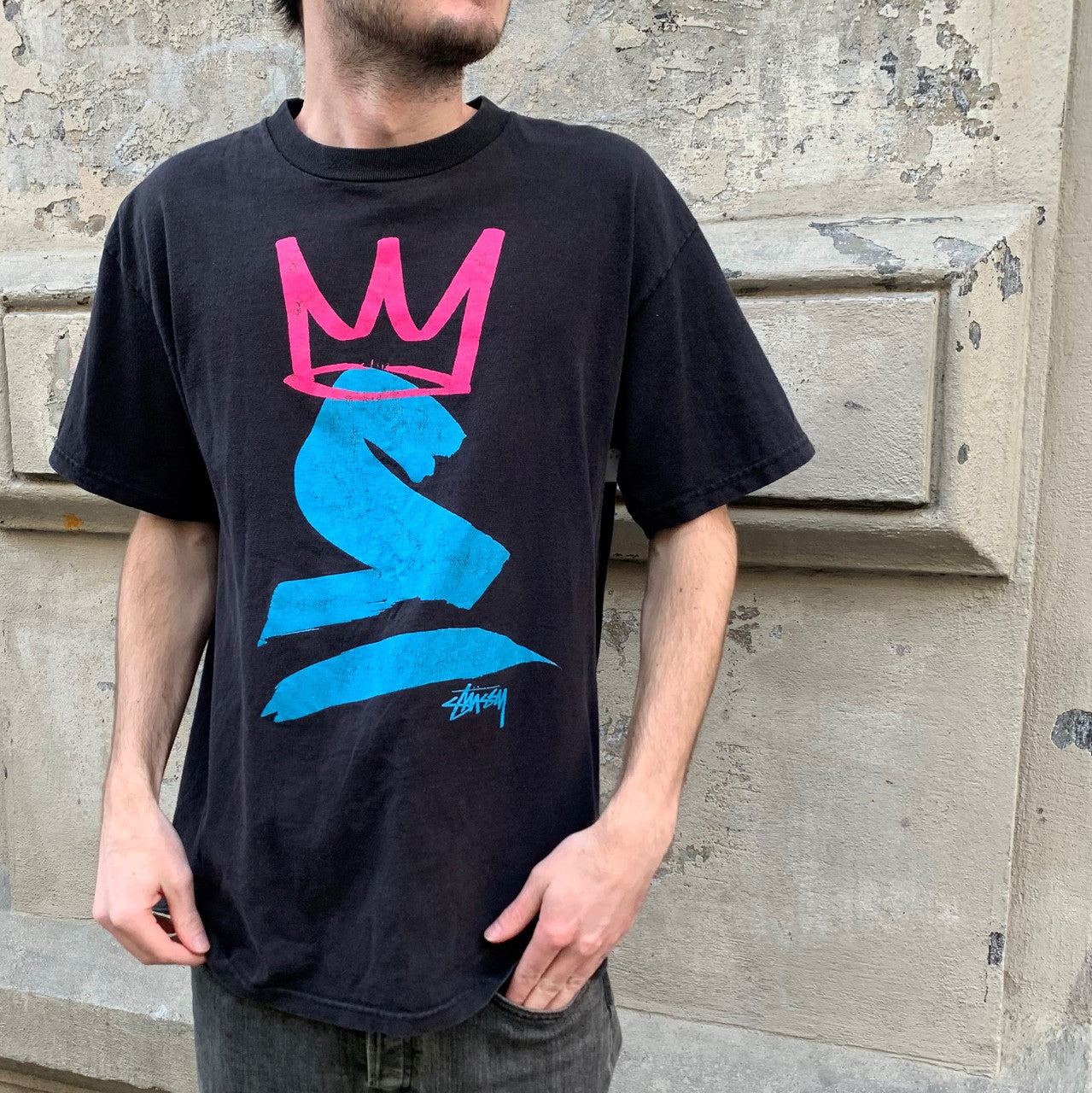 Vintage Stussy Crown Tshirt
