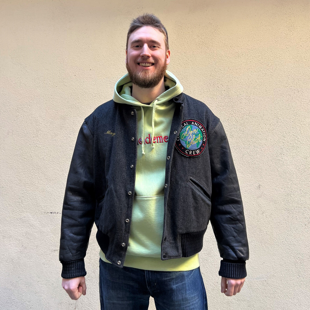Vintage Classical Animation Crew Don Bluth Disney Jacket