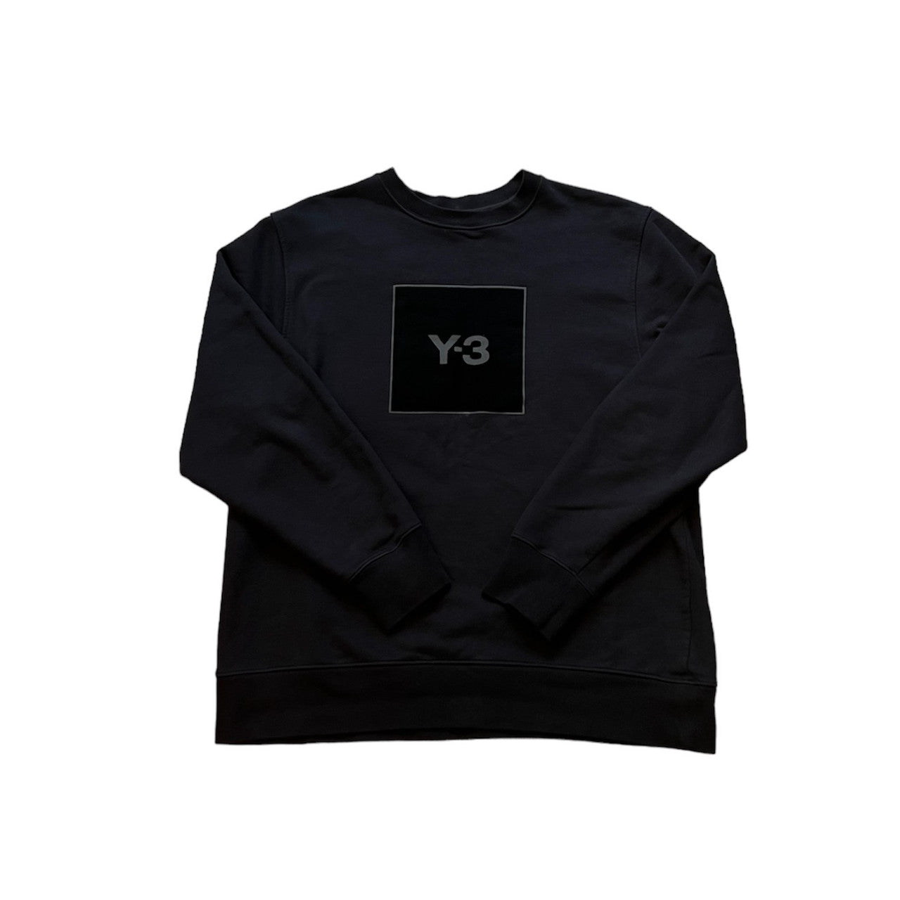 Adidas Y-3 Square Logo Crew Sweatshirt