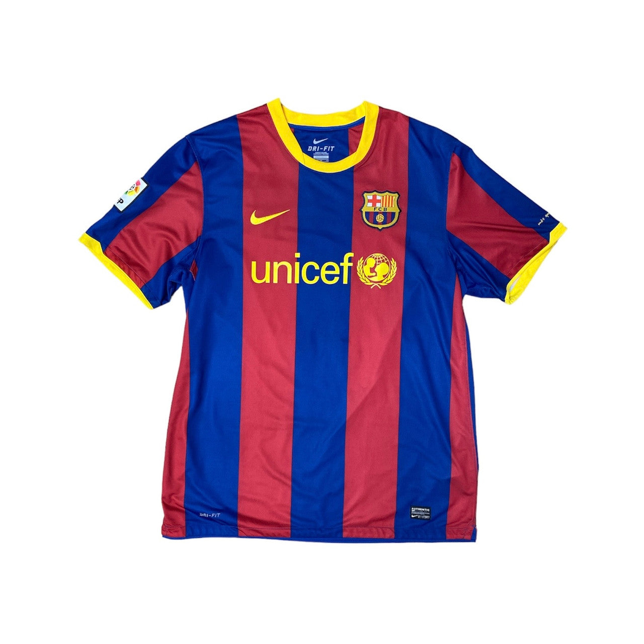 Nike FC Barcelona Andrés Iniesta 2010-11 Home Jersey