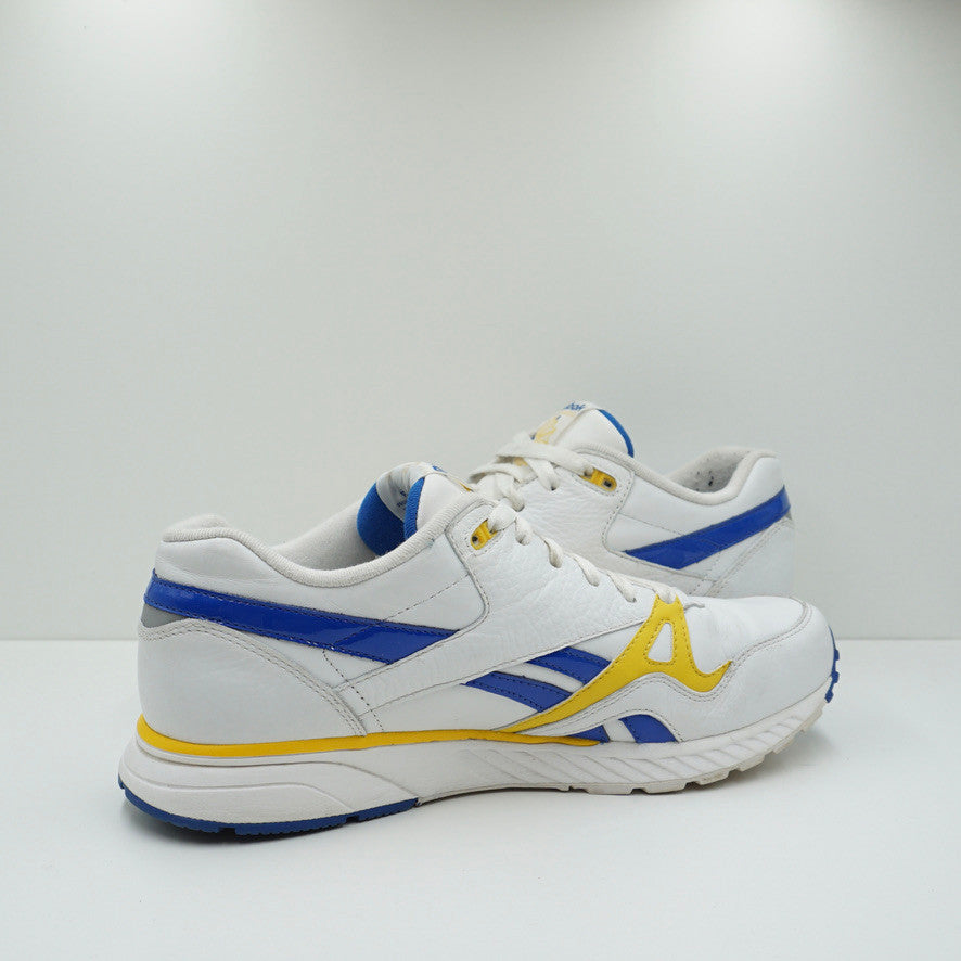 Reebok Classic Leather White Yellow Blue