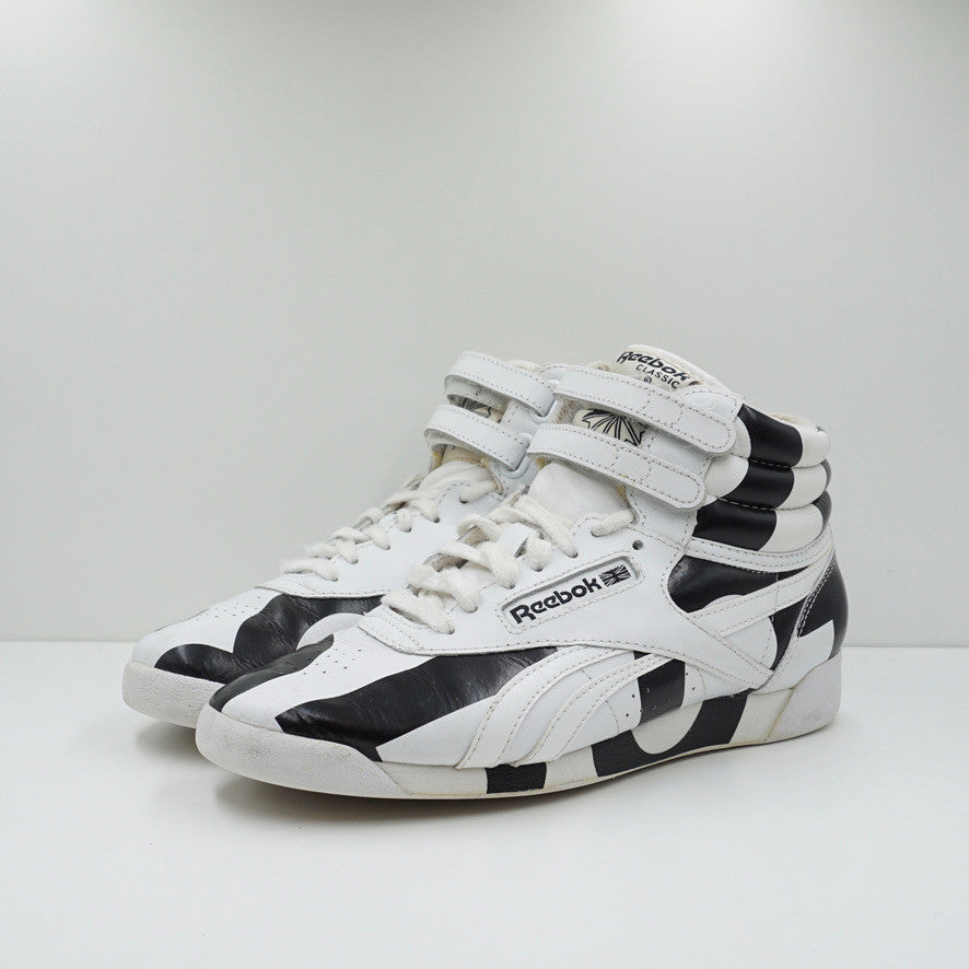 Reebok Freestyle Hi Co-Op White Black (W)