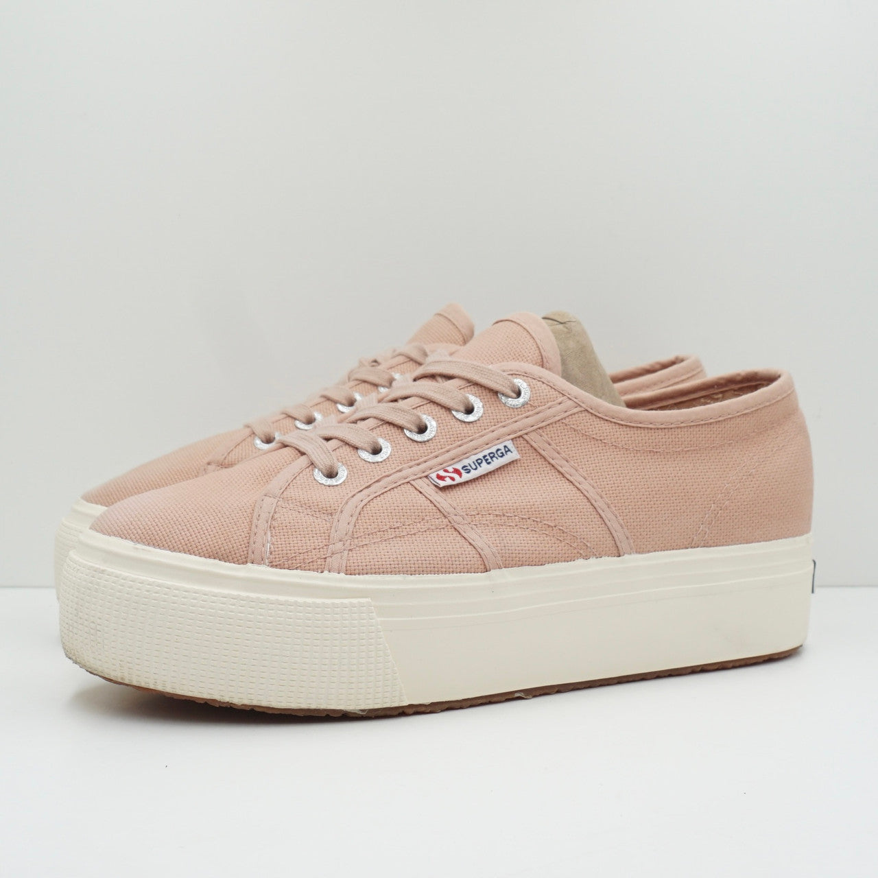 Superga hotsell pink platform