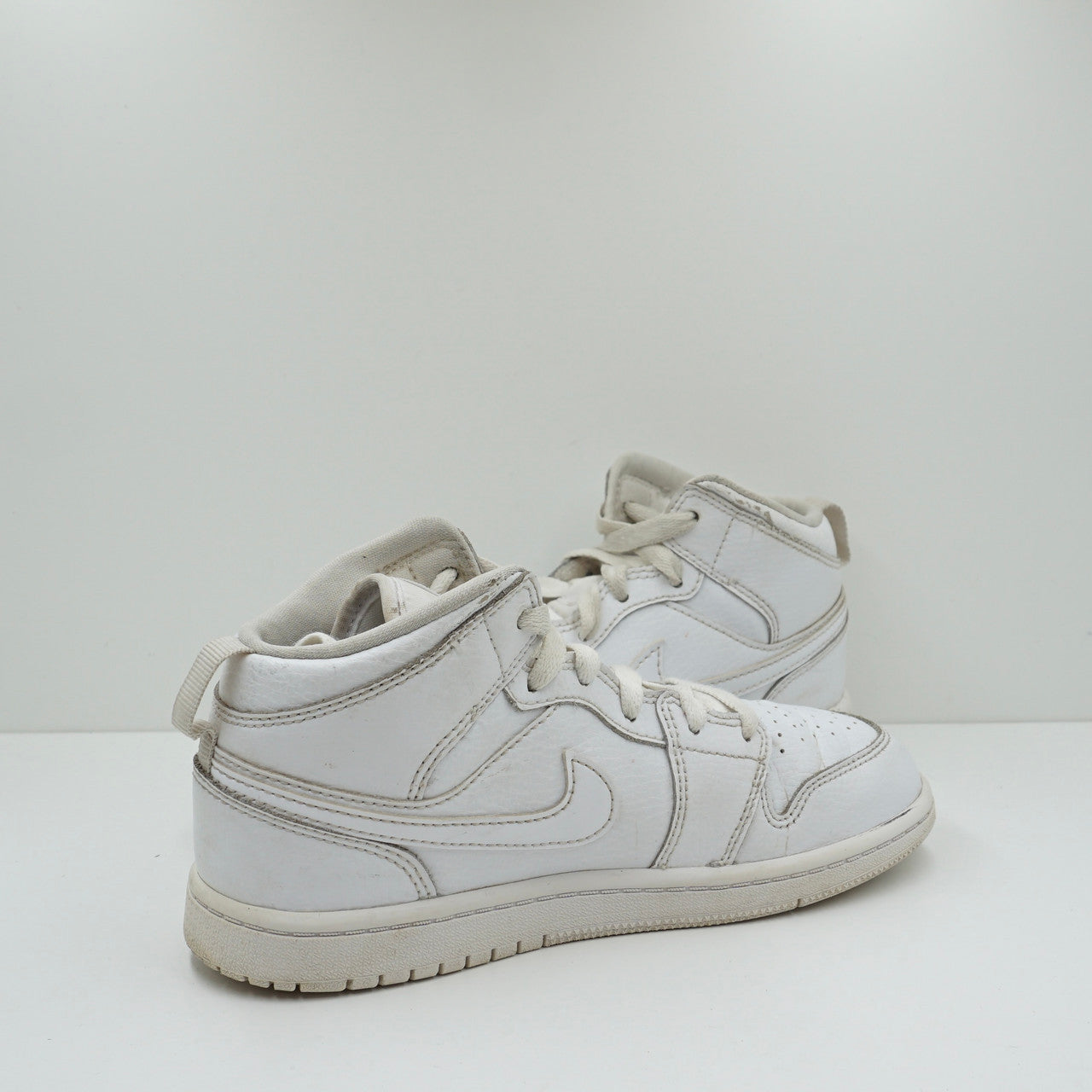 Jordan 1 Mid Triple White (2020) (PS)