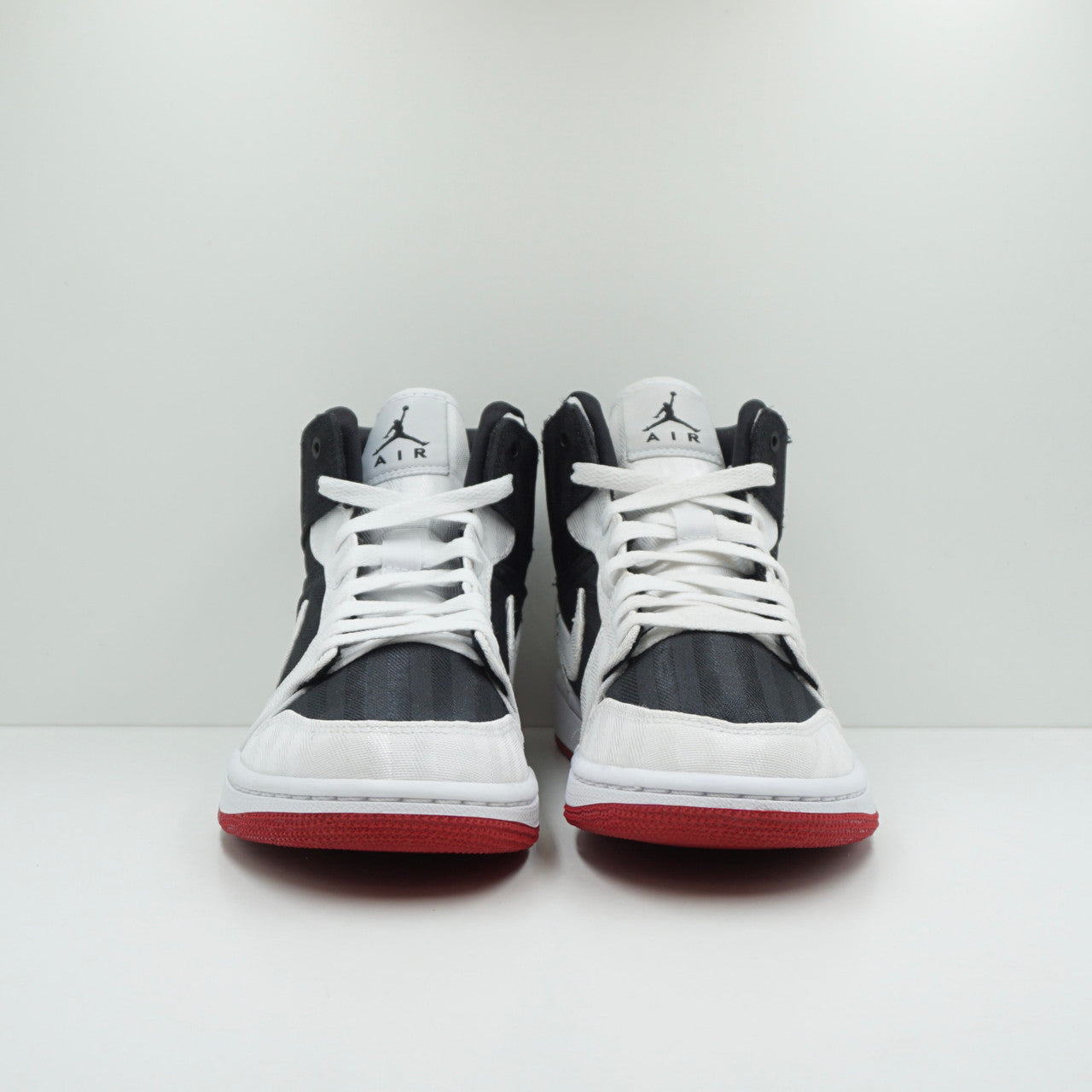 Jordan 1 Mid SE Utility Canvas White Black Gym Red (W)