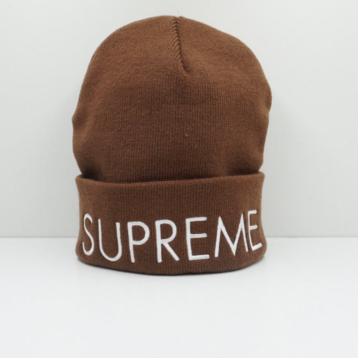 Supreme FW22 Capital Brown Beanie