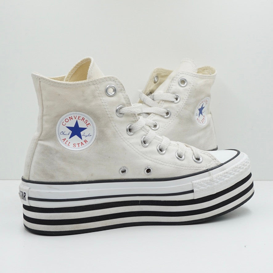 Converse CT White Black Stripe Platform