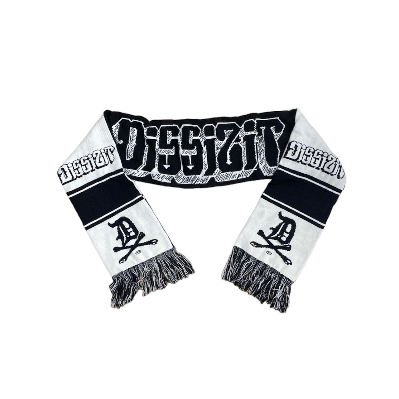 Dissizit Black/White Scarf