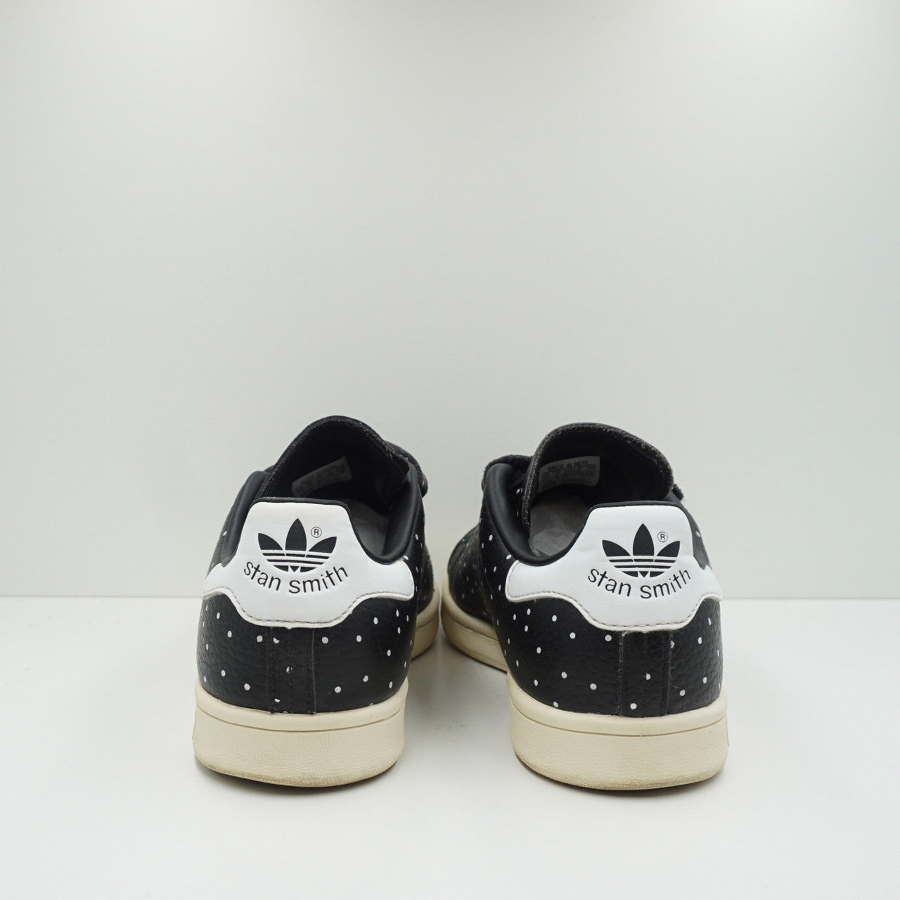 Adidas Stan Smith Velcro Black Polka Dots (W)