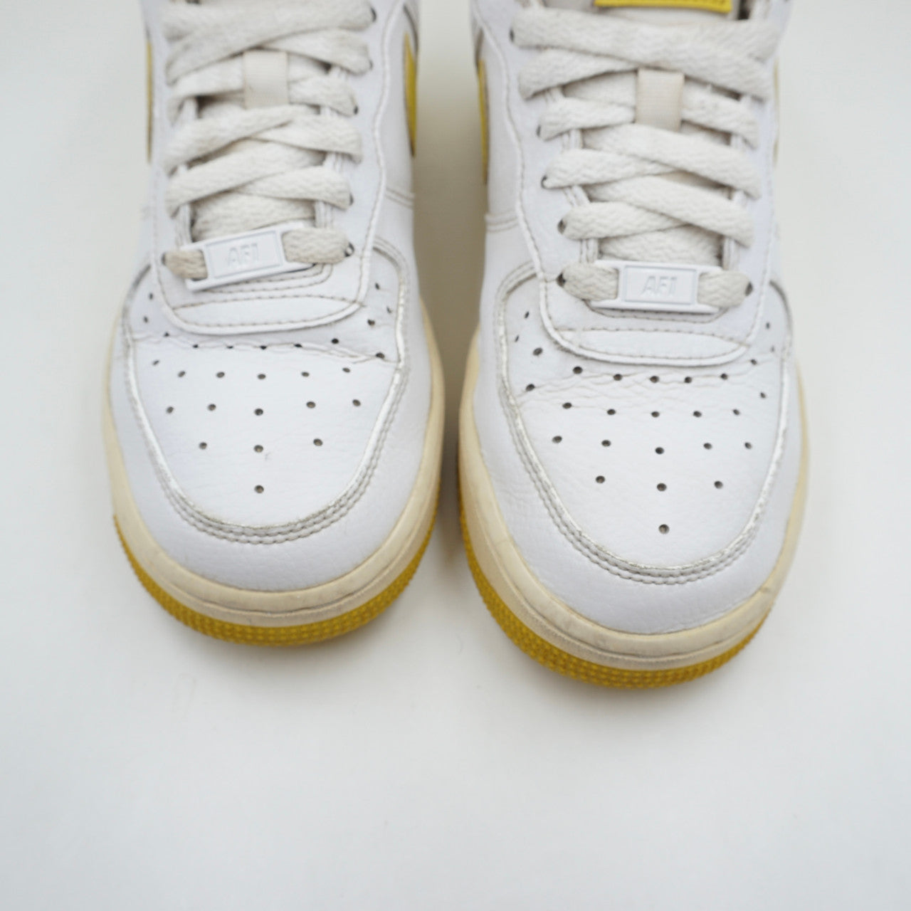 Nike Air Force 1 Low Patent White Bright Citron (W)