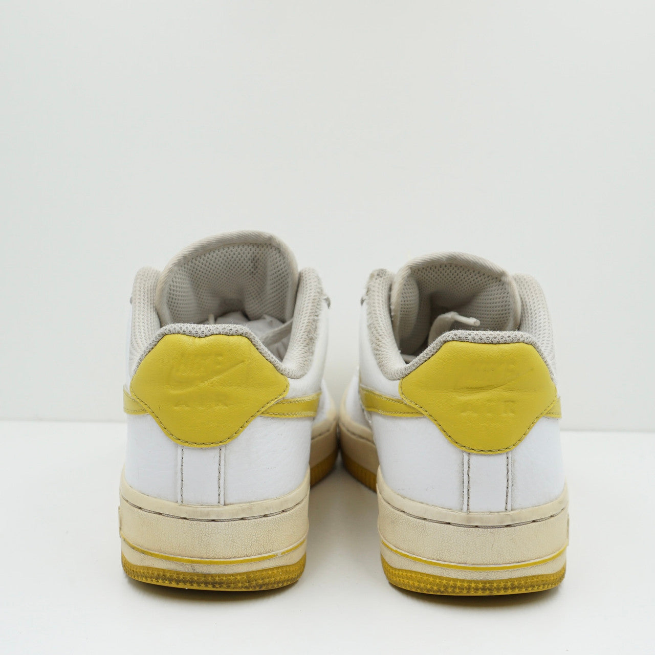 Nike Air Force 1 Low Patent White Bright Citron (W)