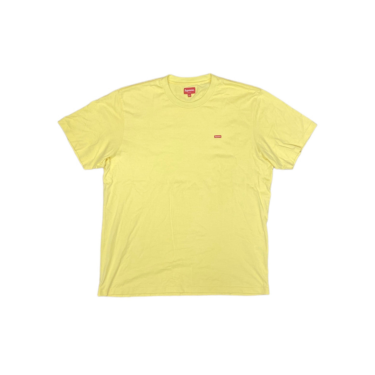 Supreme Small Box Logo Yellow Tshirt