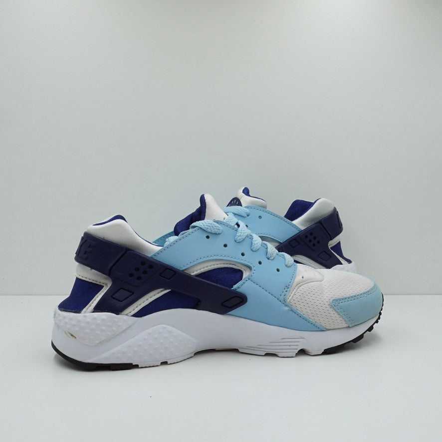 Huarache White Deep Royal Blue (GS)