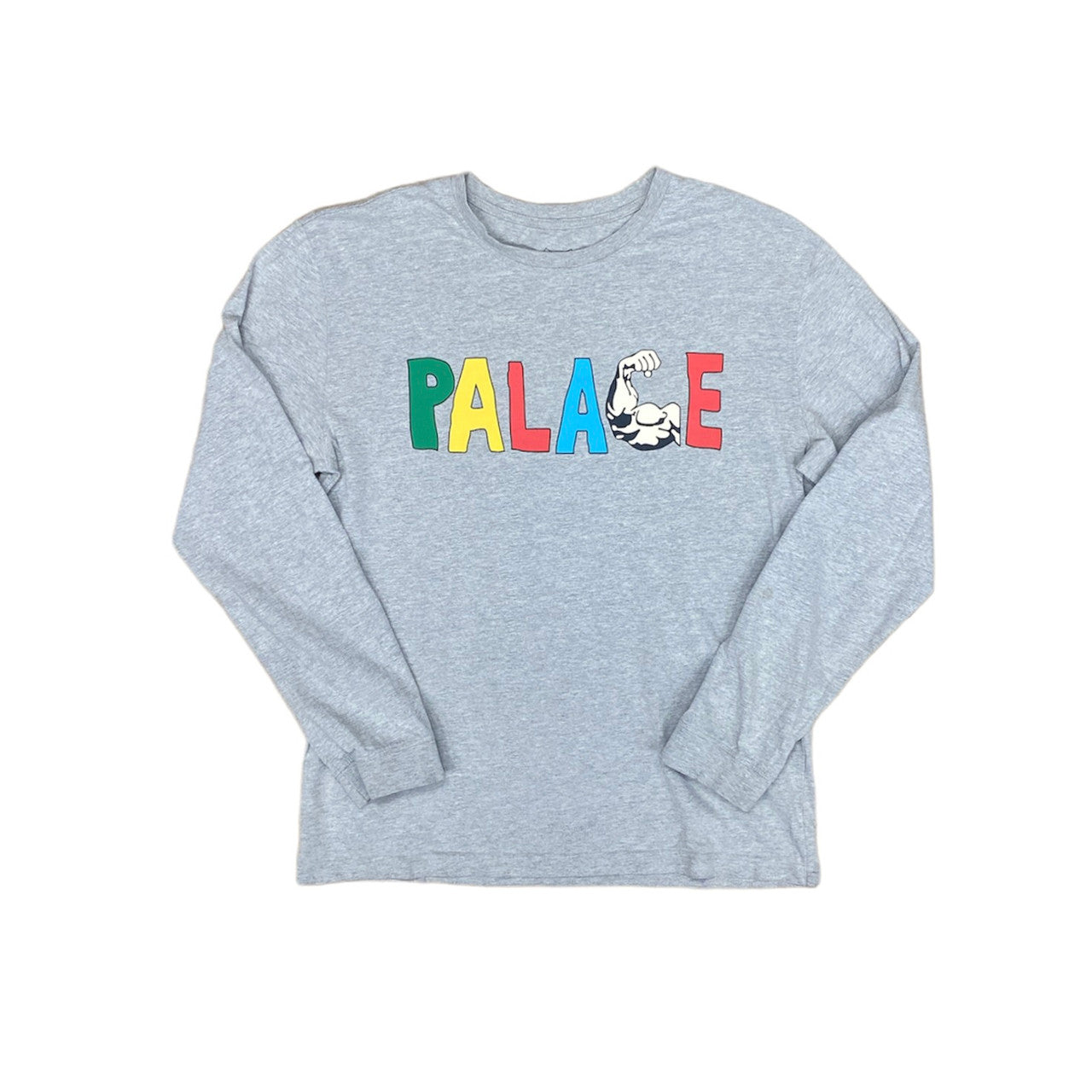 Palace Grey Multi Long Sleeve Tshirt