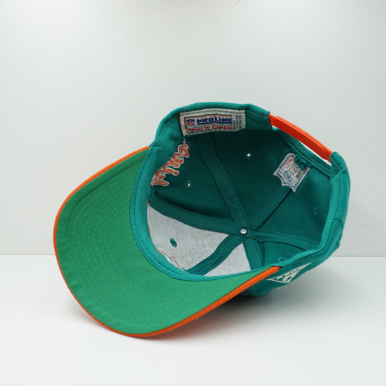 Vintage 90s Apex One Miami Dolphins Snapback Cap