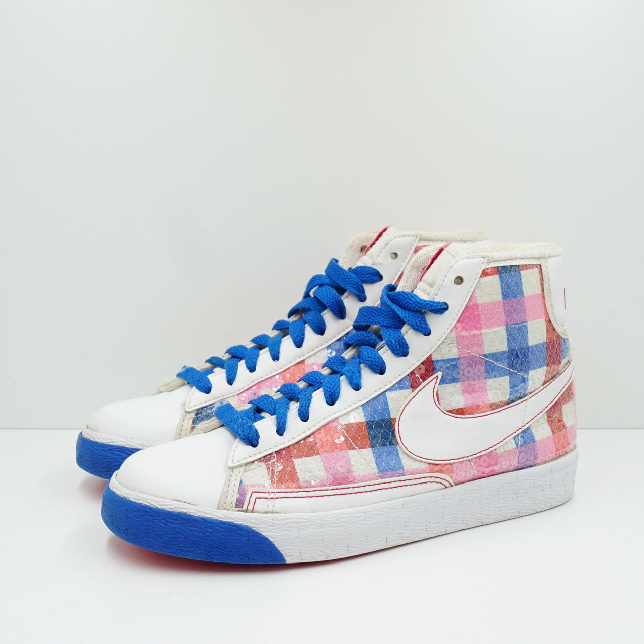 Nike Blazer White Red Blue Sequin (W)