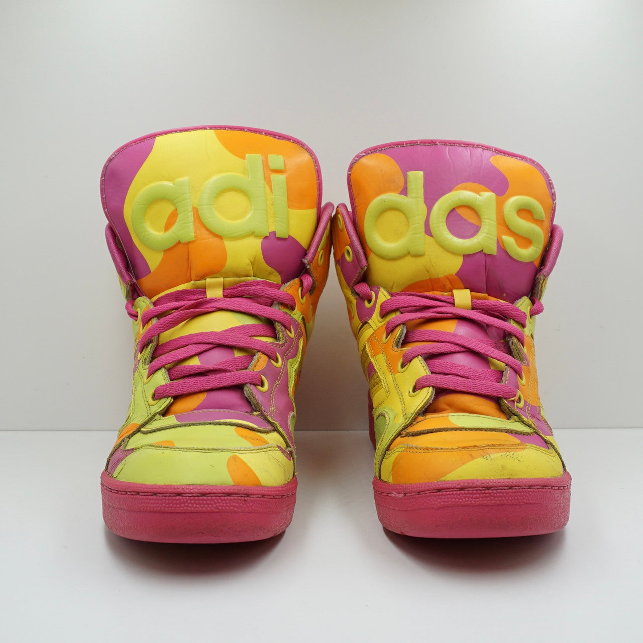Adidas Jeremy Scott X Instinct Hi Neon Camo