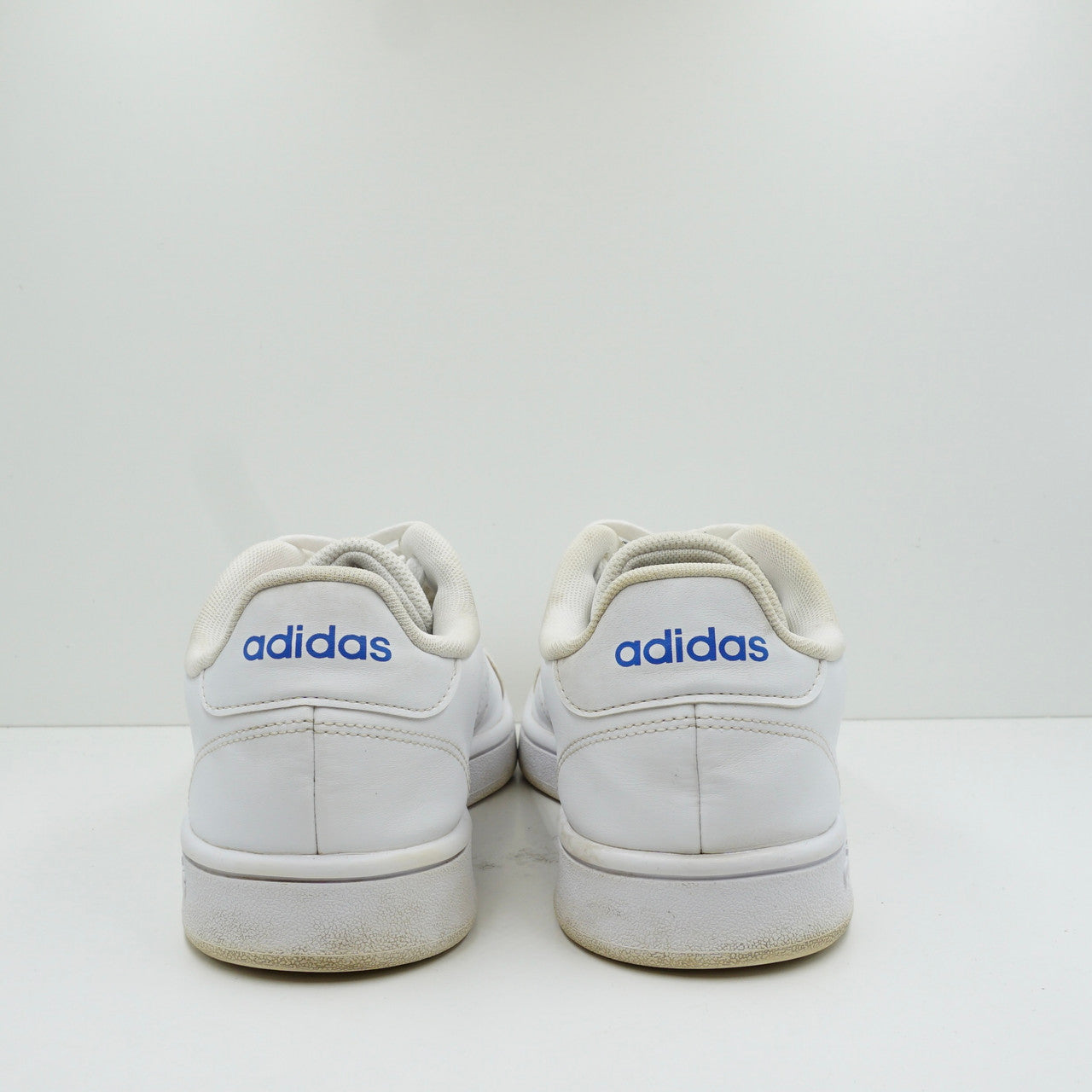 Adidas Grand Court Base White Blue Active Red