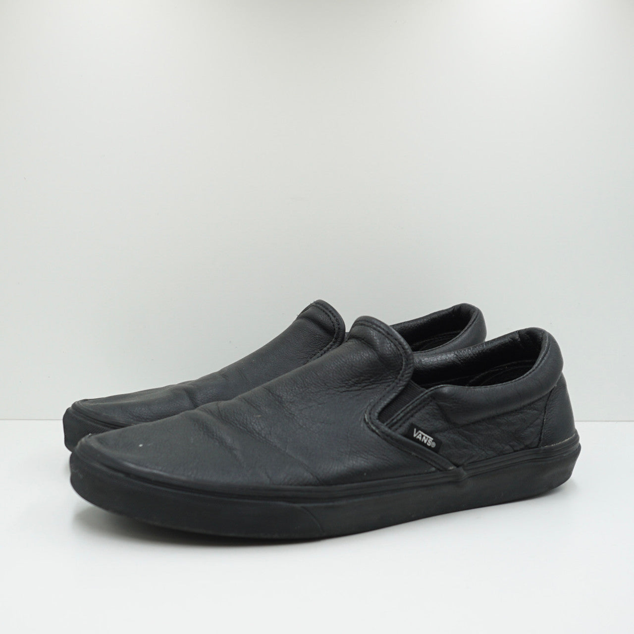 Vans Slip On Leather All Black