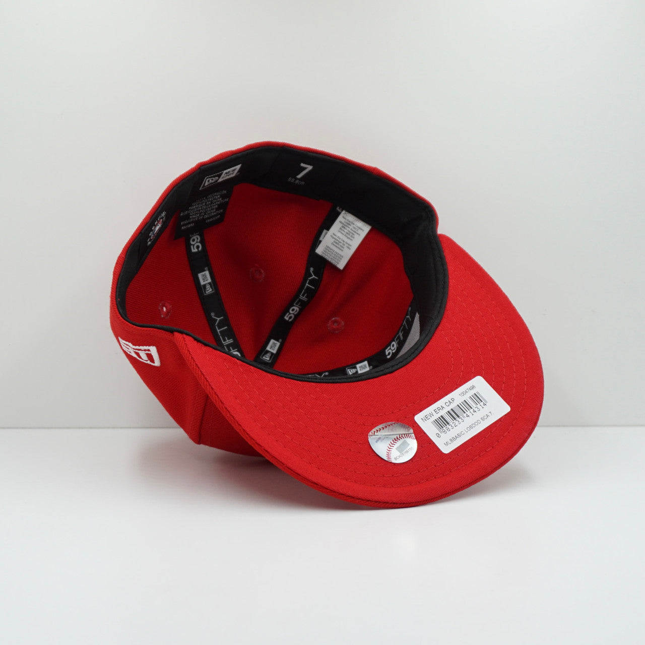 New Era LA Dodgers Red/White Fitted Cap