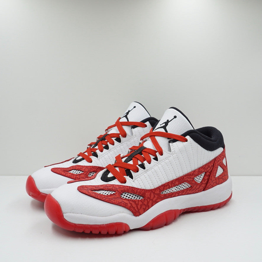 Jordan 11 Retro Low IE White Gym Red (GS)