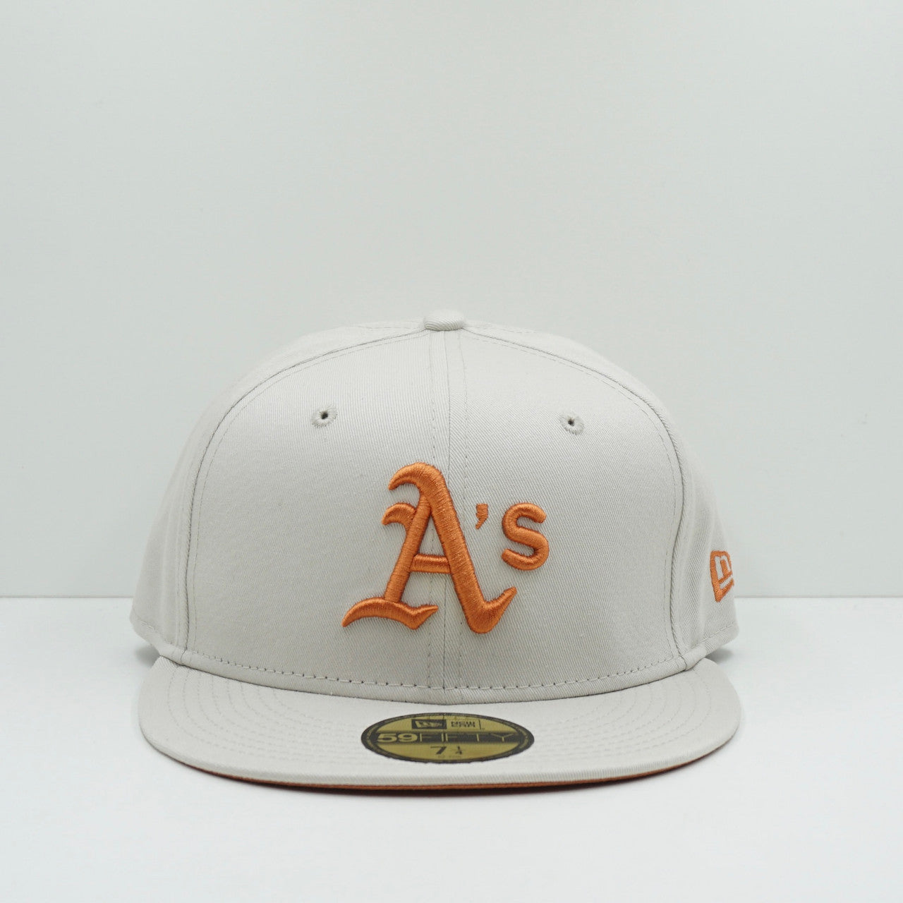 New Era Oakland A's Beige/Orange Fitted Cap