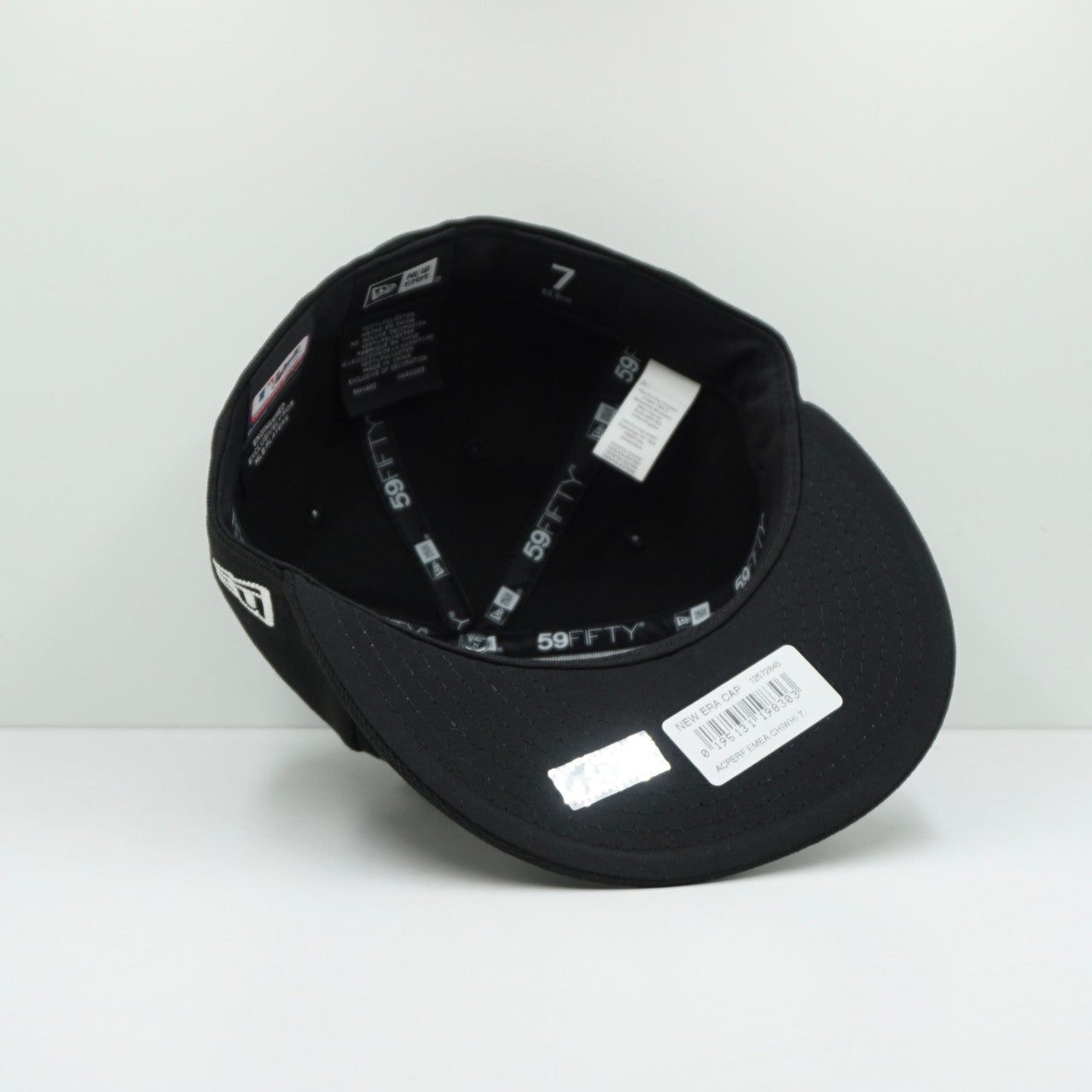 New Era White Sox Black/White Fitted Cap