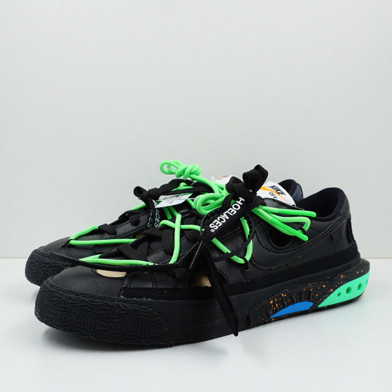 Nike Blazer Low Off-White Black Electro Green