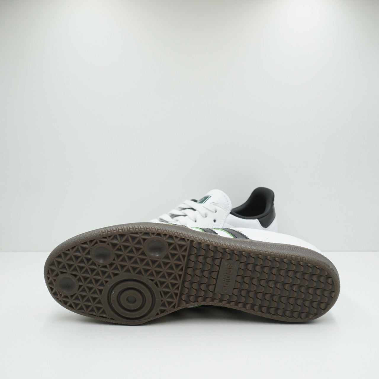 Adidas Samba ADV White Collegiate Green REPAINTED