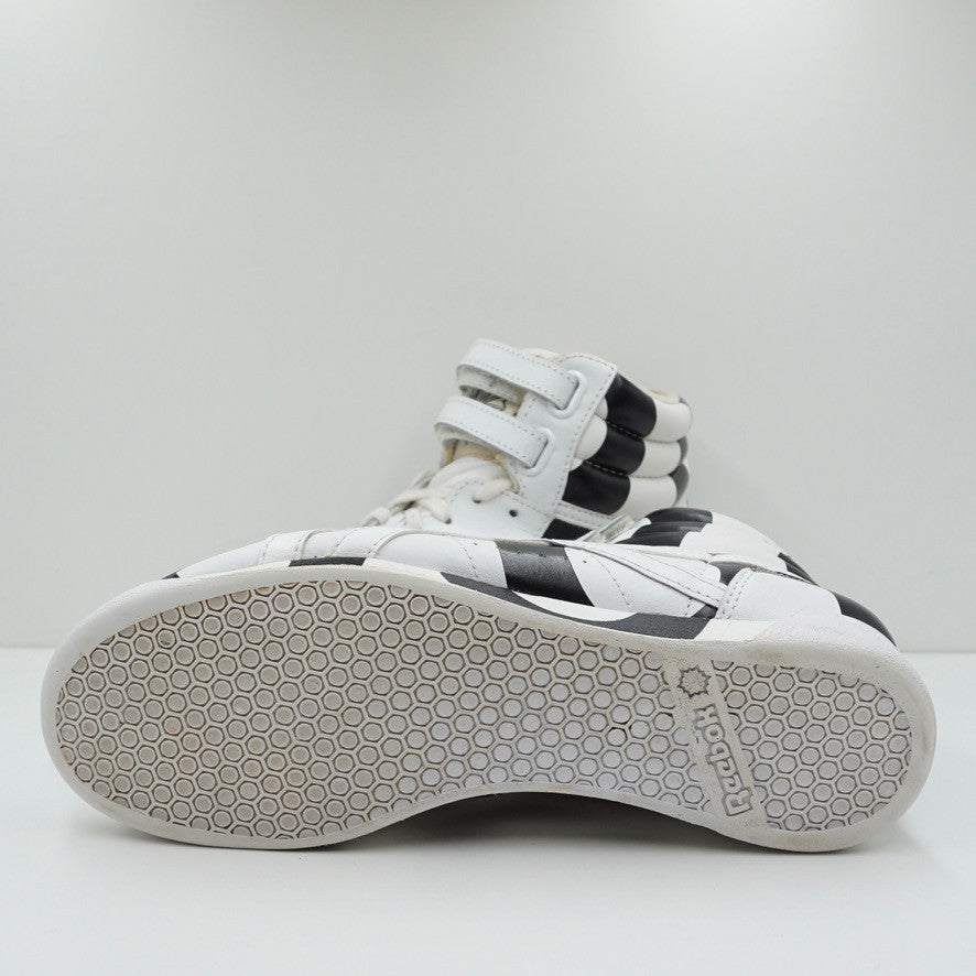Reebok Freestyle Hi Co-Op White Black (W)