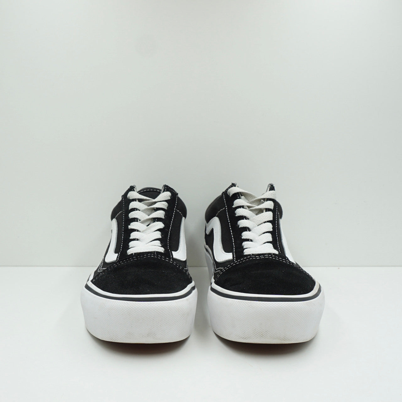 Vans Old Skool Platform Black White
