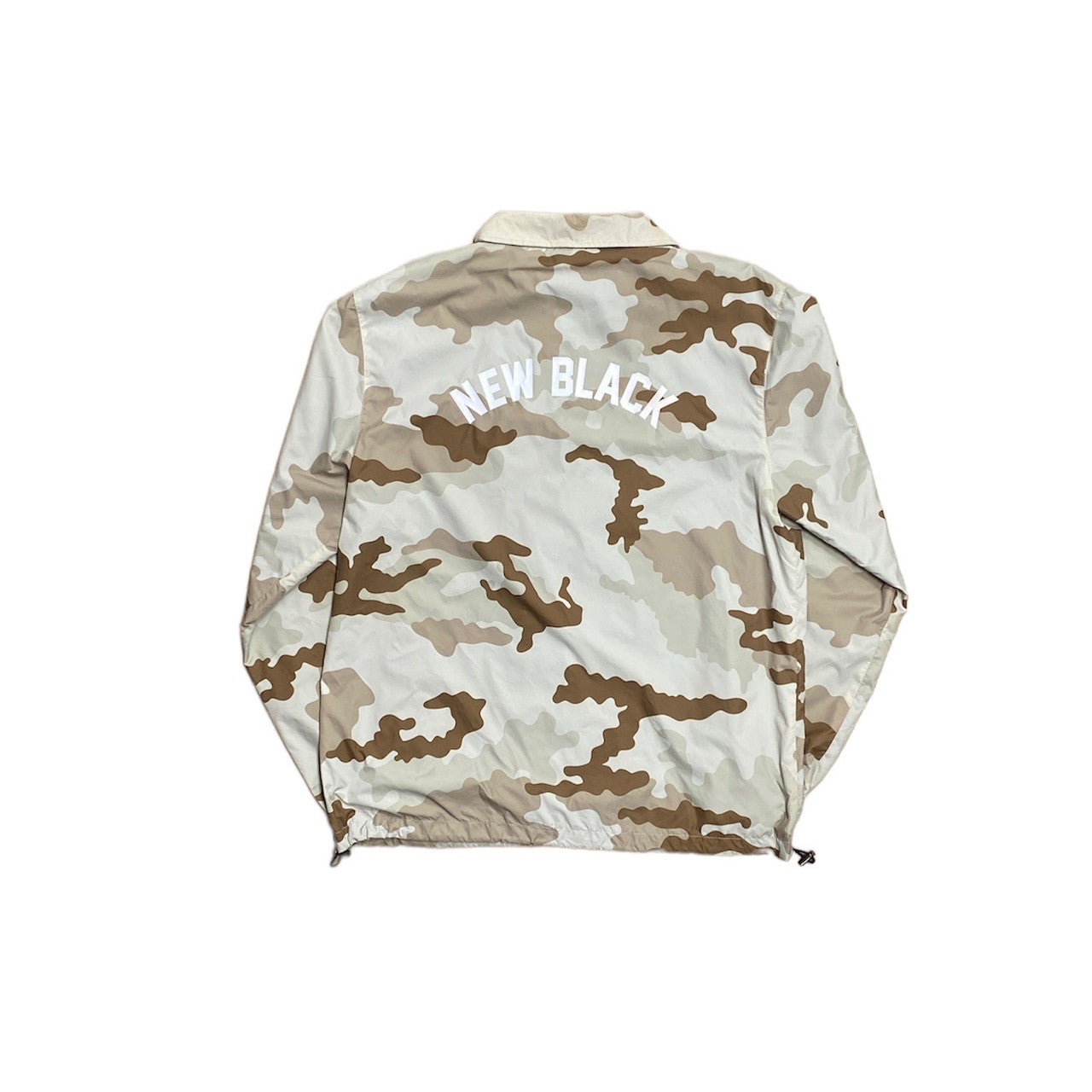 New Black Camo Coach Jacket