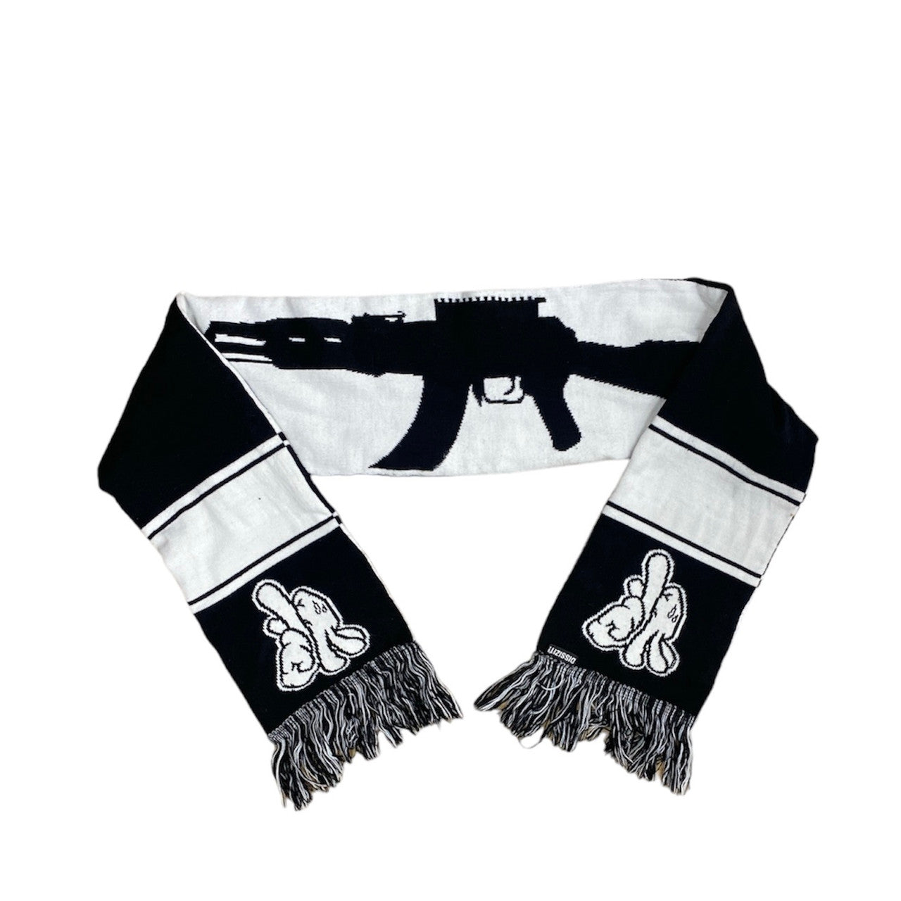 Dissizit Black/White Scarf