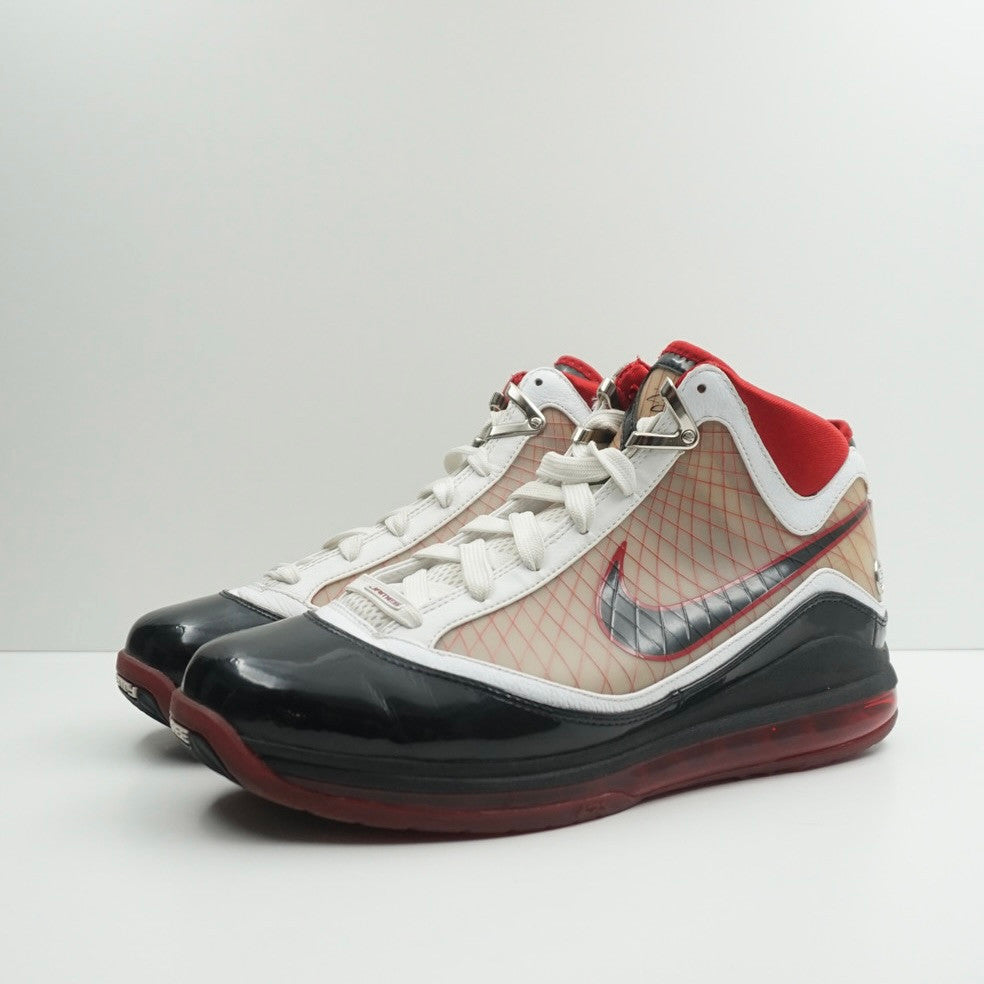 Nike LeBron 7 White/Black-Varsity Red