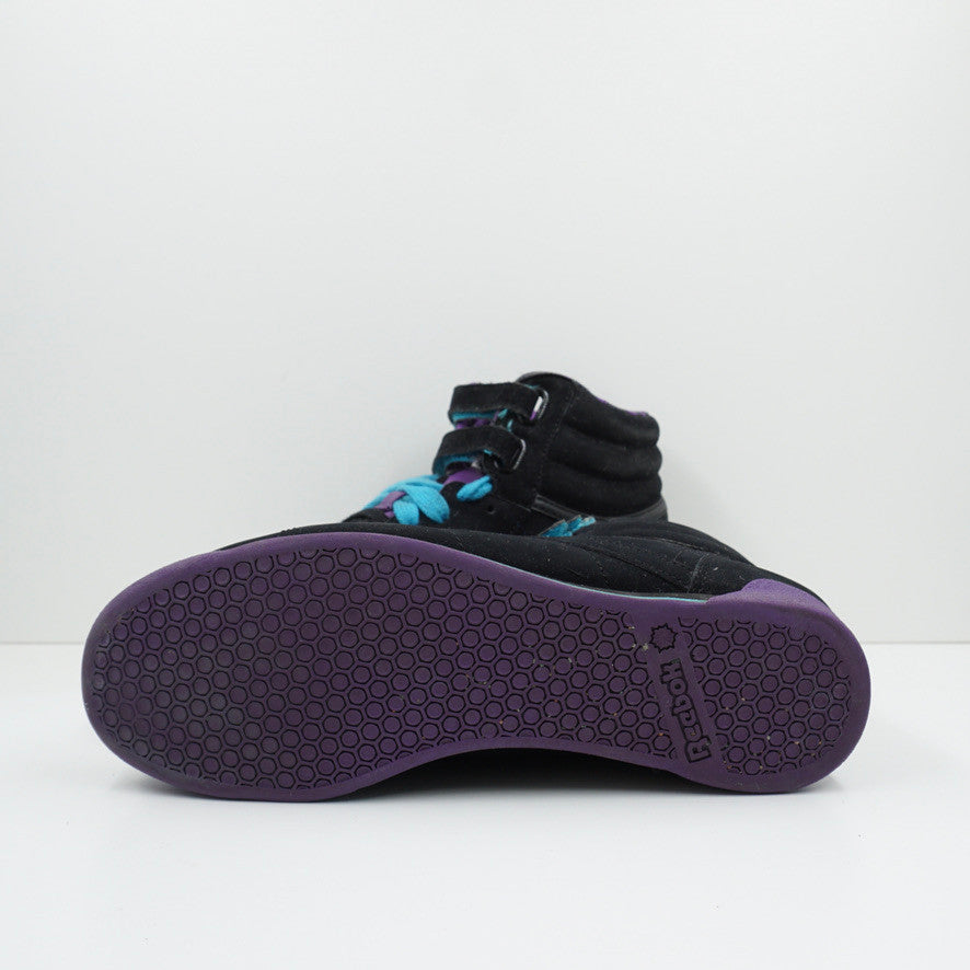 Reebok Freestyle High Black/Purple (W)